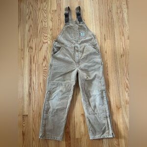 Carhartt Insulated Tan Workwear Bibs 42x32